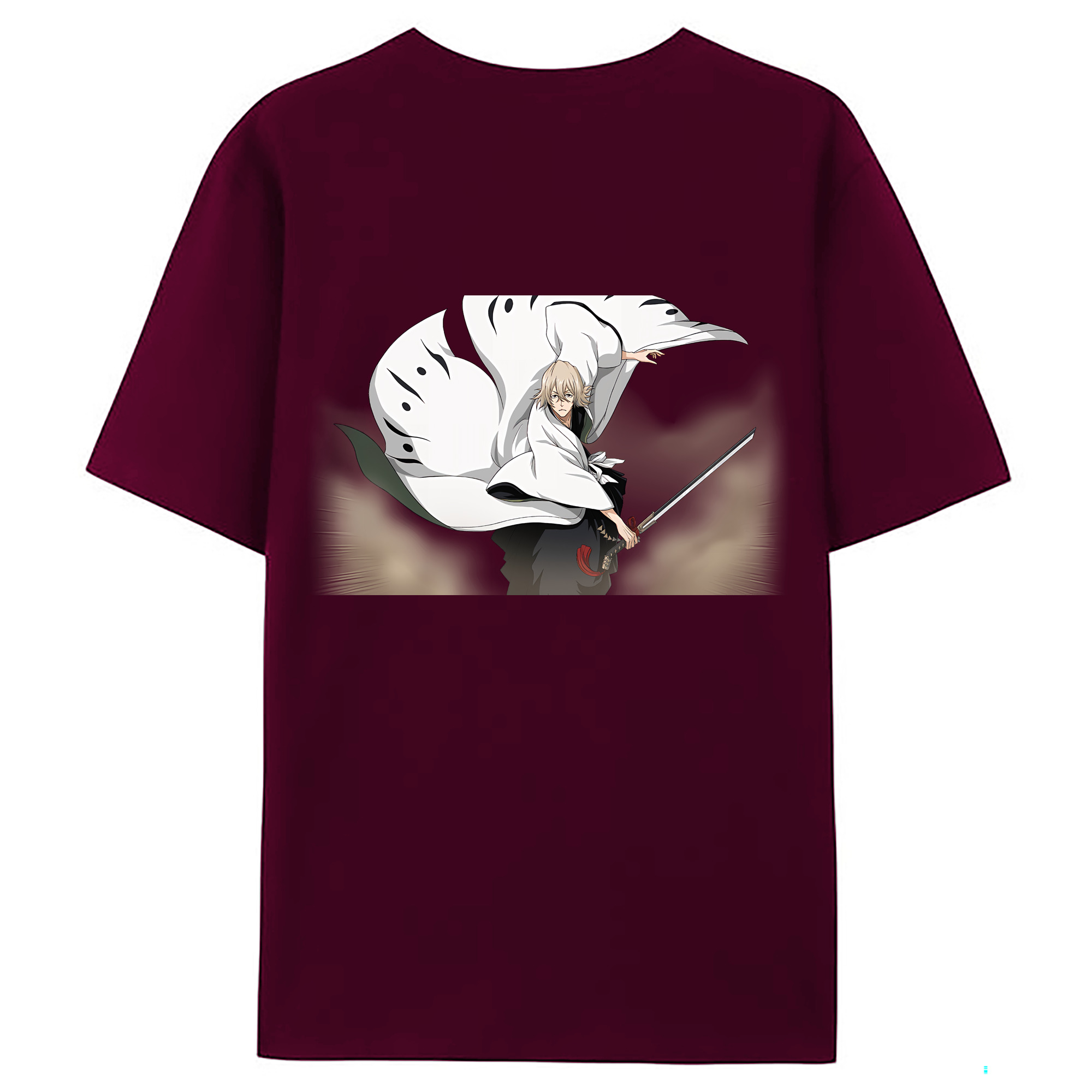 （画像用） "ブリーチ 浦原 喜助（うらはら きすけ） BLEACH Urahara Kisuke " レディース半袖Tシャツ(バックプリント)
